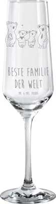 Produktbild von Mr. & Mrs. Panda Trinkglas Koala Familie zwei - Transparent - Geschenk, Bruder, Kelchglas, Koalabär, Sektkelch, Champagnerglas, Zusammen, Glas, graviertes sektglas