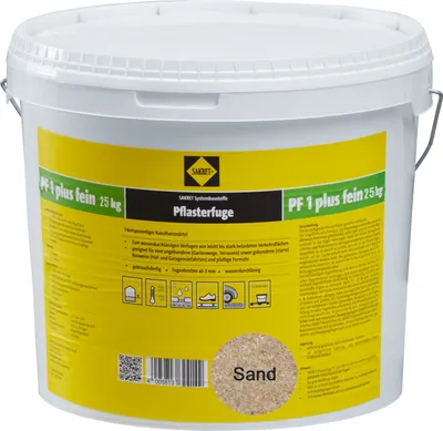 Produktbild von SAKRET Pflasterfugenmörtel PF1 Plus FEIN Sand 25kg
