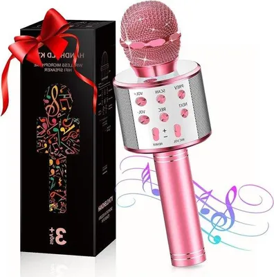 Zdjęcie produktu dla Zestaw do karaoke dla dziewczynek w wieku 4–12 lat – zabawka na prezent dla dzieci.