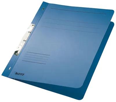Obrázek produktu pro Leitz 3746-00-35 3746 Vazač, 1/1 přední strana, A4, sešívaný, manilový karton 250 g/m², modrý