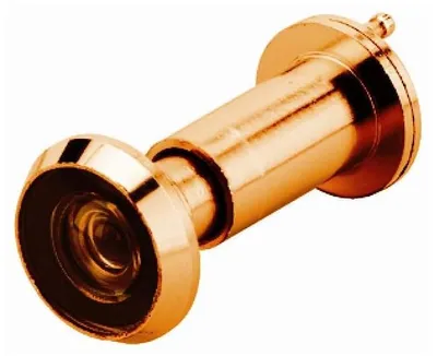 Image de Pêne de sécurité de 14 mm, pour portes d'une épaisseur de 55 mm, avec porte battante en laiton poli