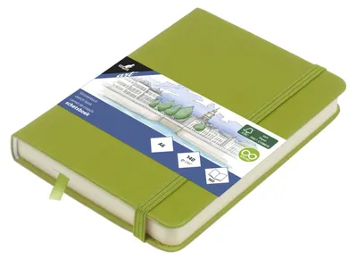 Productafbeelding van kangaro K-861219, schetsboek, 80 bladzijden, DIN A6, lichtgroen
