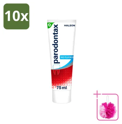 Obrázok produktu pre 10 ks zubnej pasty Parodontax bez fluóru - 75 ml - balenie s 10 kusmi