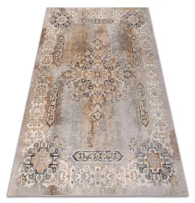 Produktbild von Teppich Wolle NAIN Rosette 1539/51655 grau / beige beige 160x230 cm