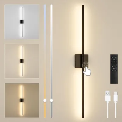 Produktbild von 100 cm LED Wandleuchte ohne Stromanschluss