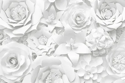 Produktbild von Magnetmatte für Heizkörperverkleidung, weiße Blumen, 60x100cm