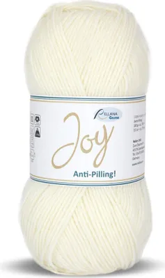 Produktbild von Rellana Joy,100g/250m 100% Polyacryl antipilling weich und pflegeleicht natur (16)