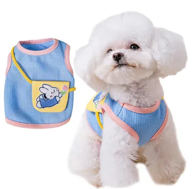 Produktbild von Hundeshirts für kleine, mittelgroße und große Hunde, süße Welpenkatzen-T-Shirts, leichte, weiche Baumwoll-Sommerweste XL