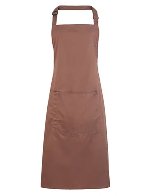 Obrázok produktu pre Premier Workwear PR154 | Colours Zástera s vreckom - 72 x 86 cm - možno prať do 60 - Farba: Mocha (približne Pantone 7505) - Veľkosť: 72 x 86 cm