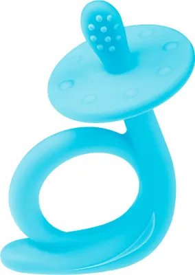 Zdjęcie produktu dla A0114 Gryzak Silikonowy Ślimak Blue