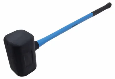 Immagine prodotto di Martello di gomma - mazzetta gomma con impugnatura antiscivolo e resistente, ideale per piastrelle, mattoni, picchetti per tende (non lascia segni), martello gomma, mazzetta di gomma, 5.5 kg