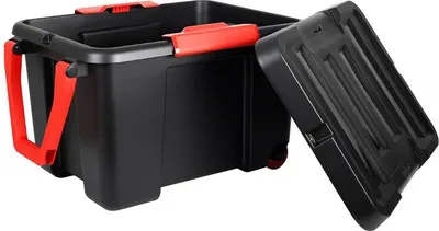 Image de EDA 010175 EDA Boîte de rangement STOCK'R, 120 litres, noir