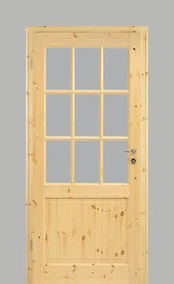 Produktbild von Pertura Landhaustür Fengur Kiefer 98,5x198,5 cm Links 02/SP9 (ohne Glas)