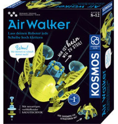 Immagine prodotto di KOSMOS Experimentierkasten Airwalker, Roboter, Baukasten, Expermiente, ab 8 Jahren, 620752