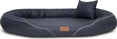 Produktbild von tierlando® Orthopädisches Hundebett TIFFANY Easy-Clean | Große Hunde XXL - Größe: 145x105cm | Farbe: 02 Graphit
