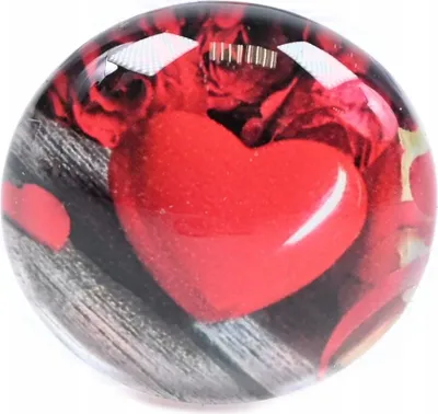 Produktbild von Herz Valentinstag Geschenk Magnet Für Die Kühlschranktafel Verschiedene Muster