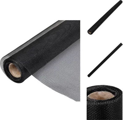 Obrázok produktu pre Sklolaminátová sieťka proti hmyzu na dvere/okná 100 x 500 cm čierna - plotové panely