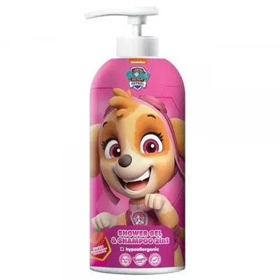 Immagine prodotto di Paw Patrol Skye Gel doccia e shampoo 2 in 1 alla fragola, 1000ml