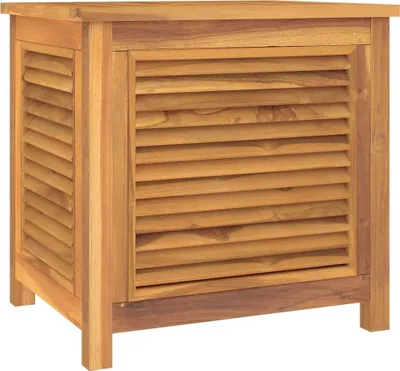 Produktbild von Gartenbox mit Beutel 60x50x58 cm Massivholz Teak