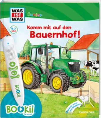 Produktbild von BOOKii® WAS IST WAS Junior Komm mit auf den Bauernhof!