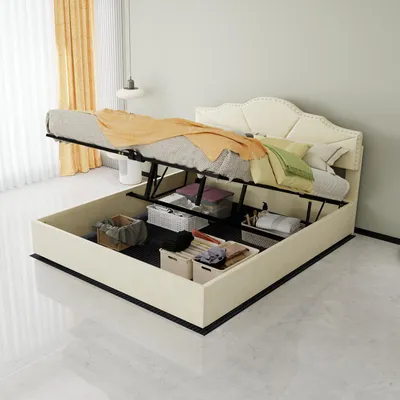Immagine prodotto di Mobile bar bianco lucido, dimensioni 140x39x81 cm, con 2 ante e 3 cassetti, illuminazione LED controllabile tramite app, mobile multifunzionale senza maniglie