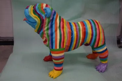 Produktbild von Design Hund Figur Statue Skulptur Figuren Skulpturen Dekoration Deko Statuen Neu