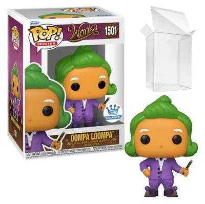 Image de Funko Pop! Animation : Willy Wonka - Oompa Loompa avec Piccolo #1501 (Exclusivité Funko Shop)