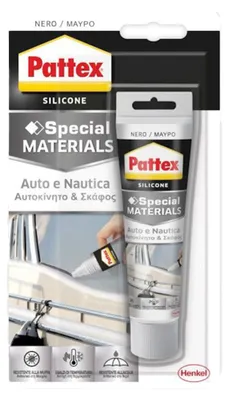 Productafbeelding van Siliconenkit, type "Auto - Nautica", kleur RAL 9005 (zwart), verpakking: 50 ml