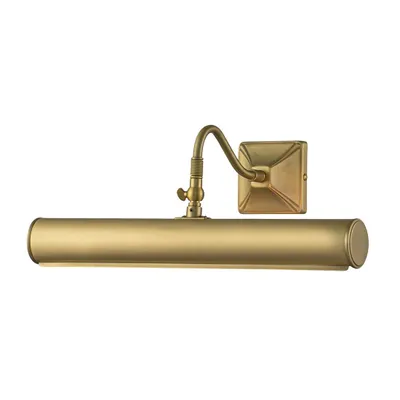 Produktbild von Bilderleuchte Picture Light E14 40W Stahl; Messing gebürstet L:20cm B:36cm Ø36cm dimmbar