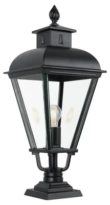 Productafbeelding van Oudhollandse sokkellamp Vondel 66cm - zwart