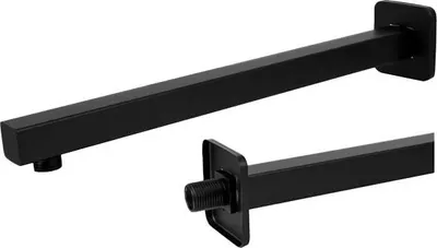 Produktbild von Granitan | Duscharmatur - 40 cm - Schwarz - Hochwertiges Messing - Kompatibel mit Standardanschlüssen