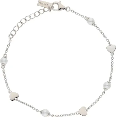 Produktbild von Mabina Silber Damen Armband 533889 mit Perlen