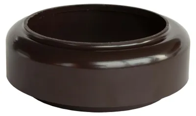 Produktbild von INEFA Verbindungsstück Fallrohr zu Abfluss, PVC DN100 / 100mm Dunkelbraun Zubehör Fallrohr Kunststoff, einfache Steckmontage,  Germany