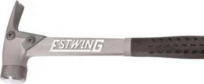 Image de Marteau à cadre en aluminium ESTWING AL-PRO  Griffe droite de 400 g avec face avant fraisée et poignée amortissant les chocs  ALBKM, noir