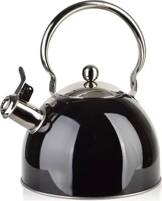 Image de Mondex | Bouilloire 2,5 L - Noir élégant - Design classique - Bouilloire sifflet pratique