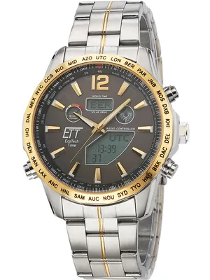 Produktbild von Eco Tech Time Solar Drive Funk Professional  Serie Discovery EGS-11479-21M Herrenfunkuhr