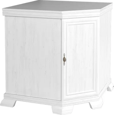 Produktbild von Furniture24 Eckkommode Kora KKN1 Kommode Eckschrank Schrank Wohnzimmerschrank mit 1 Tür Andersen Kiefer