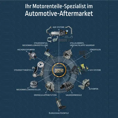 Produktbild von Ventil Sekundärluftpumpsystem Rückschlagventil PARTSTEC für u.a. AUDI A4