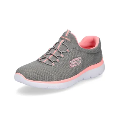Produktbild von Skechers Damen Slip-on Sneaker Summits grau pink
