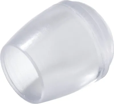 Produktbild von Adsamm® | 16 x Stuhlbeinkappen | Ø 12 mm | Transparent | rund | Möbelgleiter für Stahlrohrstühle