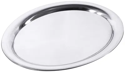 Produktbild von Serviertablett, Tablett, Edelstahl, hochglanz, oval, 20-28,5 cm Länge wählbar : 28,5 cm Variante: 28,5 cm