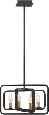 Produktbild von Elstead Quentin Hängeleuchte E14 4-fach 31cm Buckeye Bronze