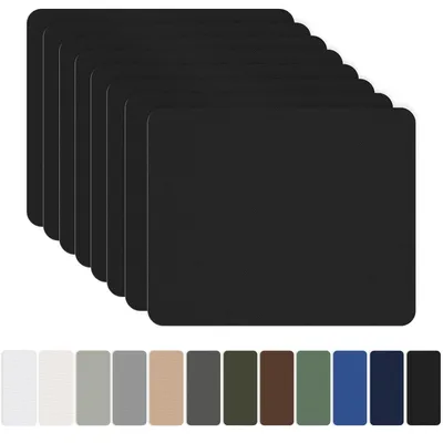 Image de Taches autocollantes en nylon, 20x15 cm, lot de 8, imperméables, noires, pour tentes