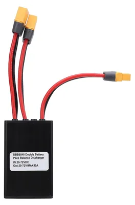 Parallelmodul-Adapter DC 20-80V XT60, 40A, Aluminium