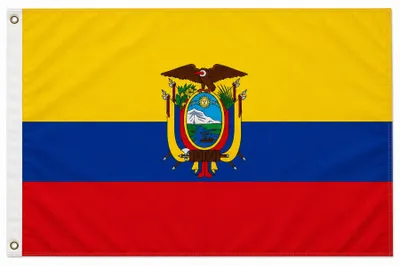 Produktbild von Flagge Fahne Ecuador 90 x 150 cm - Fahne- reißfest - rissfest - Hissfahne- Hissflagge - Sturmflagge -zum hissen - - keine billige Chinaqualität