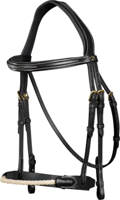 Image de Dyon D-Collection Rope Noseband Bridon avec muserolle tricotée
