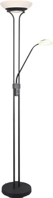 Obrázok produktu pre LED stojaca lampa ORSON 27 W 2700 lm 3000 K + 4,5 W 450 lm 3000 K matne čierna