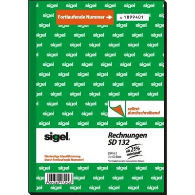 Obrázok produktu pre Sigel SD132 - 150 Blätter - A5 - Pink - Weiß - Gelb