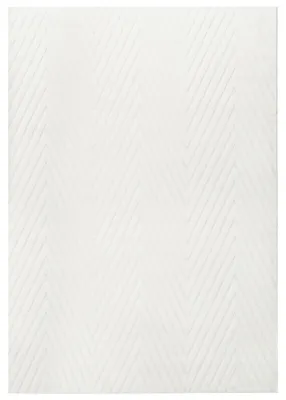 Zdjęcie produktu dla BELIANI Dywan złamana biel żakard 160 x 230 cm krótkie włosie prostokątny nowoczesny do salonu