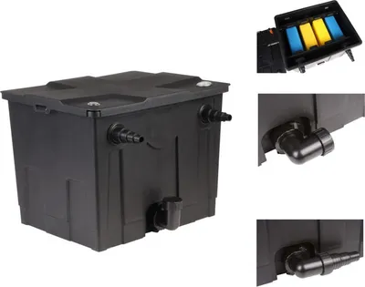 Image de vidaXL Filtre de bassin8000 L/h - Accessoires pour fontaines et bassins
